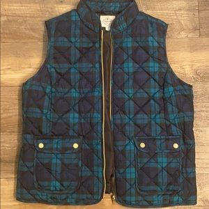 Plaid Puffer Vest
